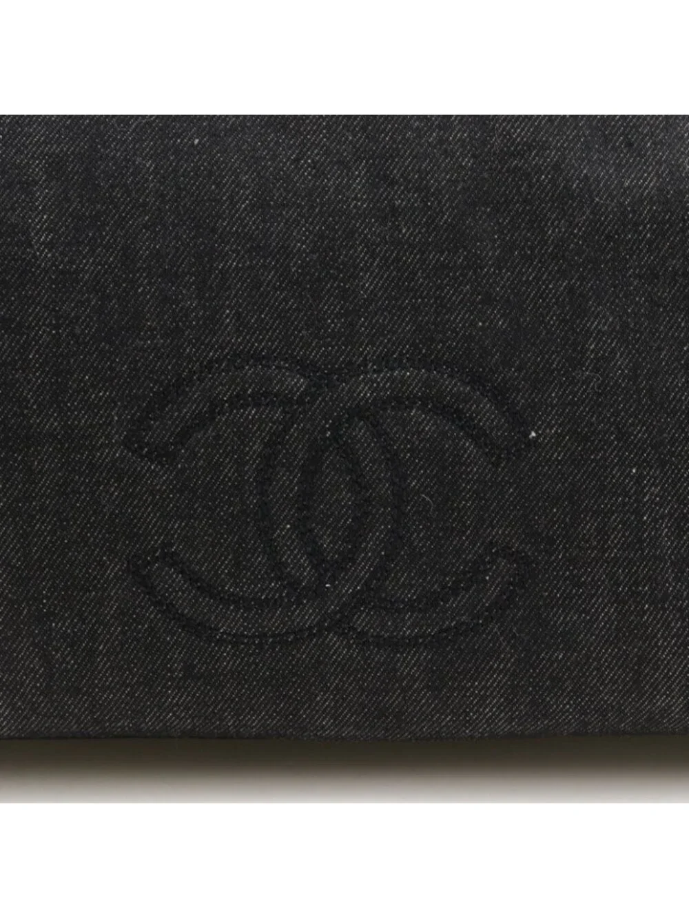 Chanel CC Logo Denim Handbag